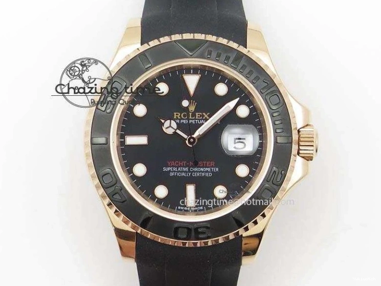 116621 Bracelet Best Dial SS SS 1:1 Black VRF RG on A2836 Edition Yacht-Master 0418